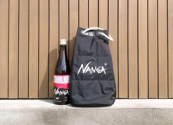 “ アウトドア専用 “ のリキュール   
NANGAオリジナル酒バッグと登場　